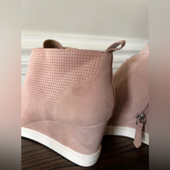 Linea Paolo Suede Platform Wedge Sneakers, Size 7 New - Picture 11 of 15